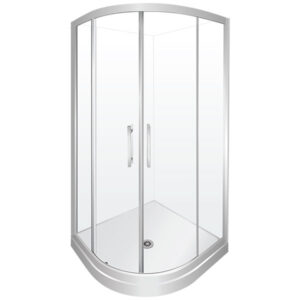 round front sliding door enclosure premiere showers nz